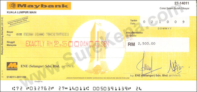 cheque winning cash magnum