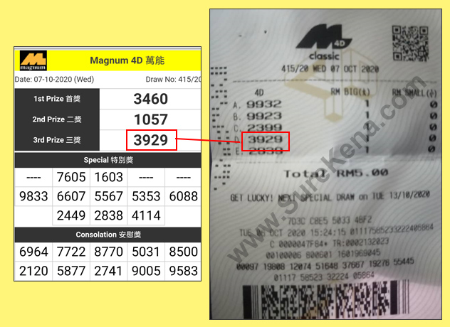 Toto 4D Result - 30 September 2020