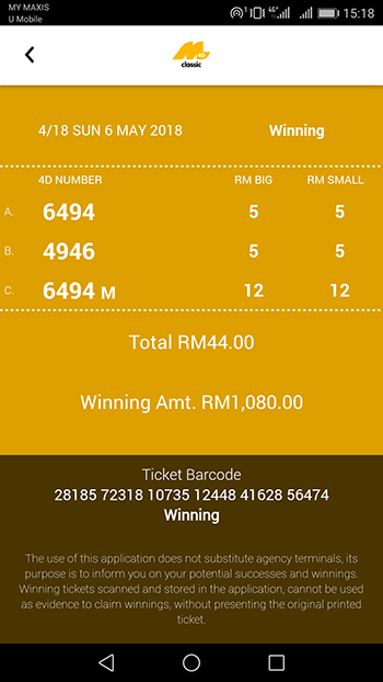 scan apps magnum win 4d ticket