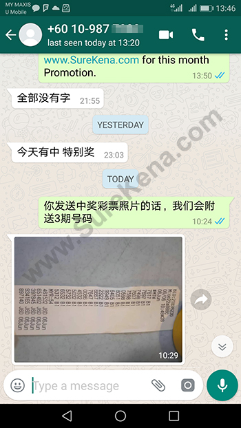 whatsapp toto win Lottery 4d Prizes